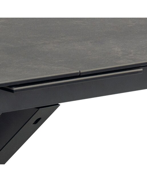 Mesa extensible de cerámica Heaven - Negro 168/210 cm Negro-7
