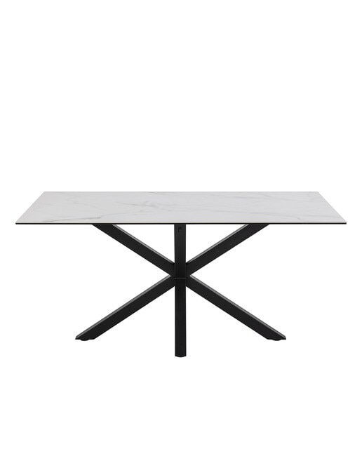 Mesa fija de cerámica Heaven - Blanco 160 x 90 x 75,5 cm Blanco-2