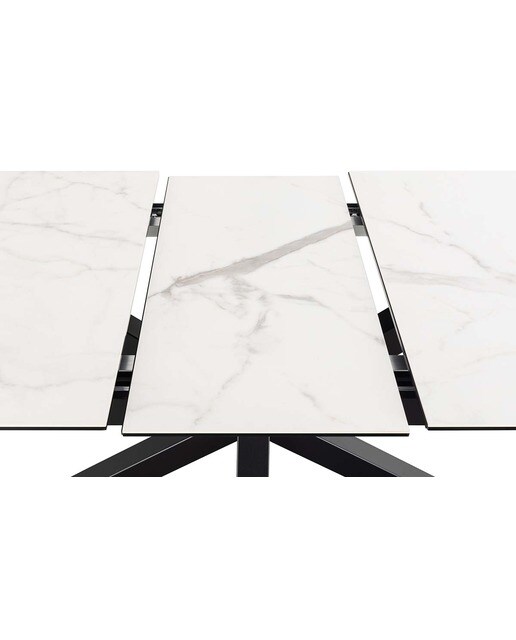 Mesa extensible de cerámica Heaven - Blanco 168/210 cm Blanco-4