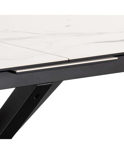 Mesa extensible de cerámica Heaven - Blanco 168/210 cm Blanco-6