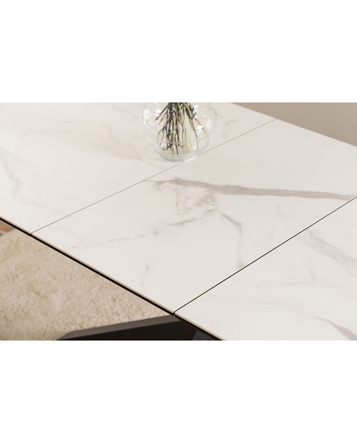 Mesa extensible de cerámica Heaven - Blanco 168/210 cm Blanco-10