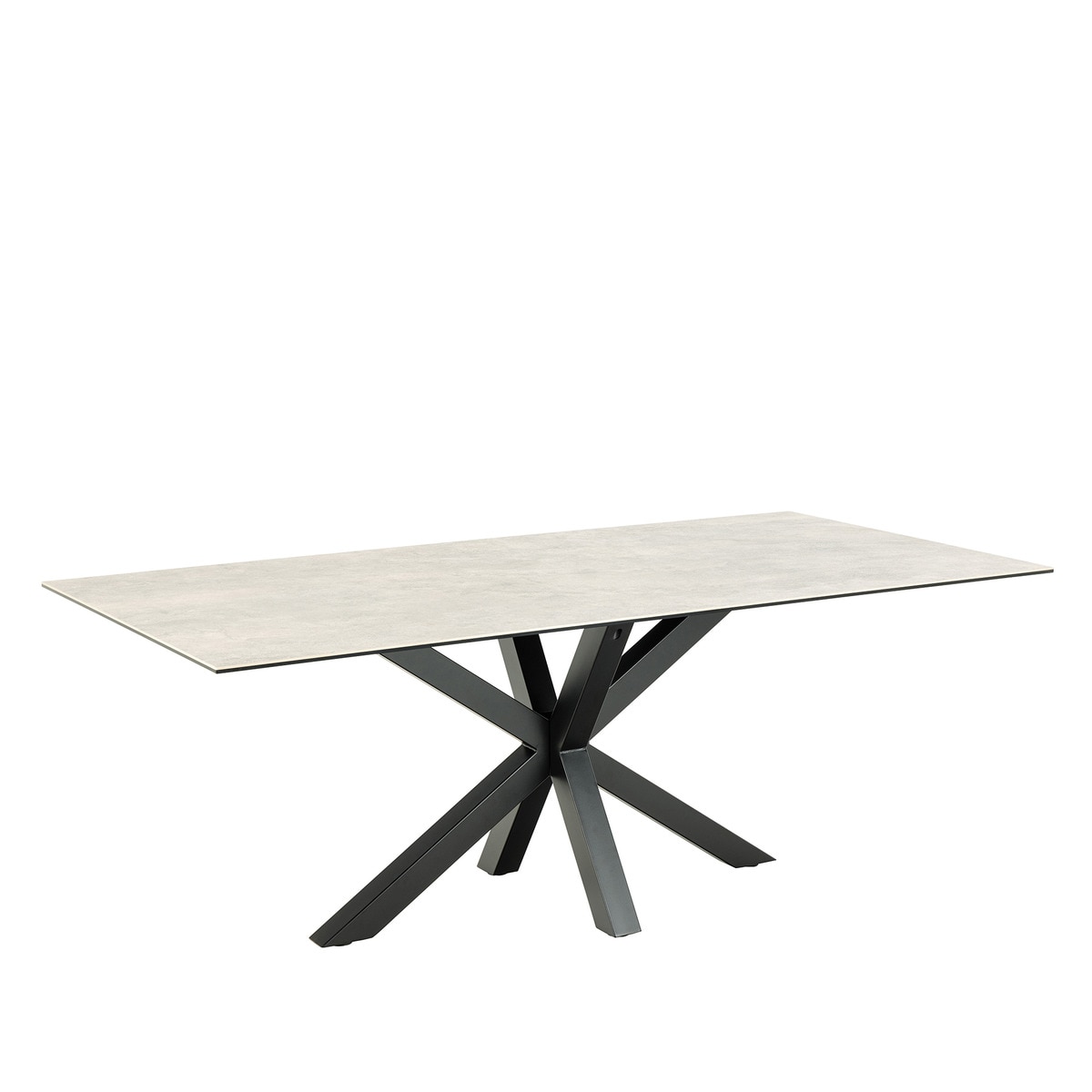 Mesa fija de cerámica Heaven - Gris 200 x 100 x 75,5 cm Gris-1