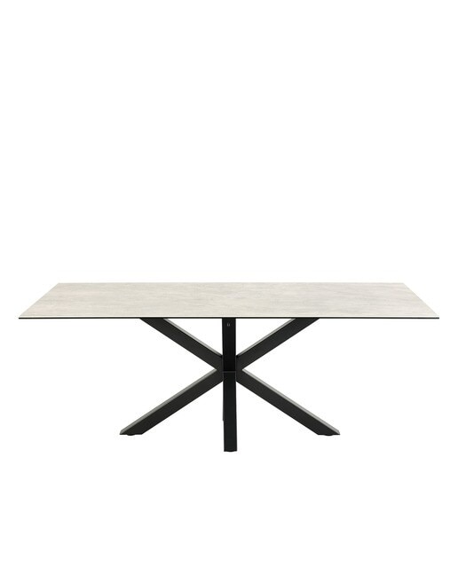 Mesa fija de cerámica Heaven - Gris 200 x 100 x 75,5 cm Gris-2