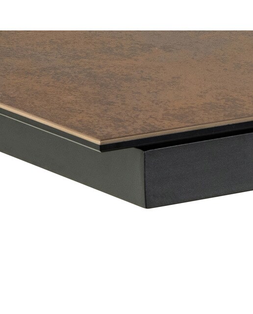 Mesa Extensível de Cerâmica Heaven Castanho-5
