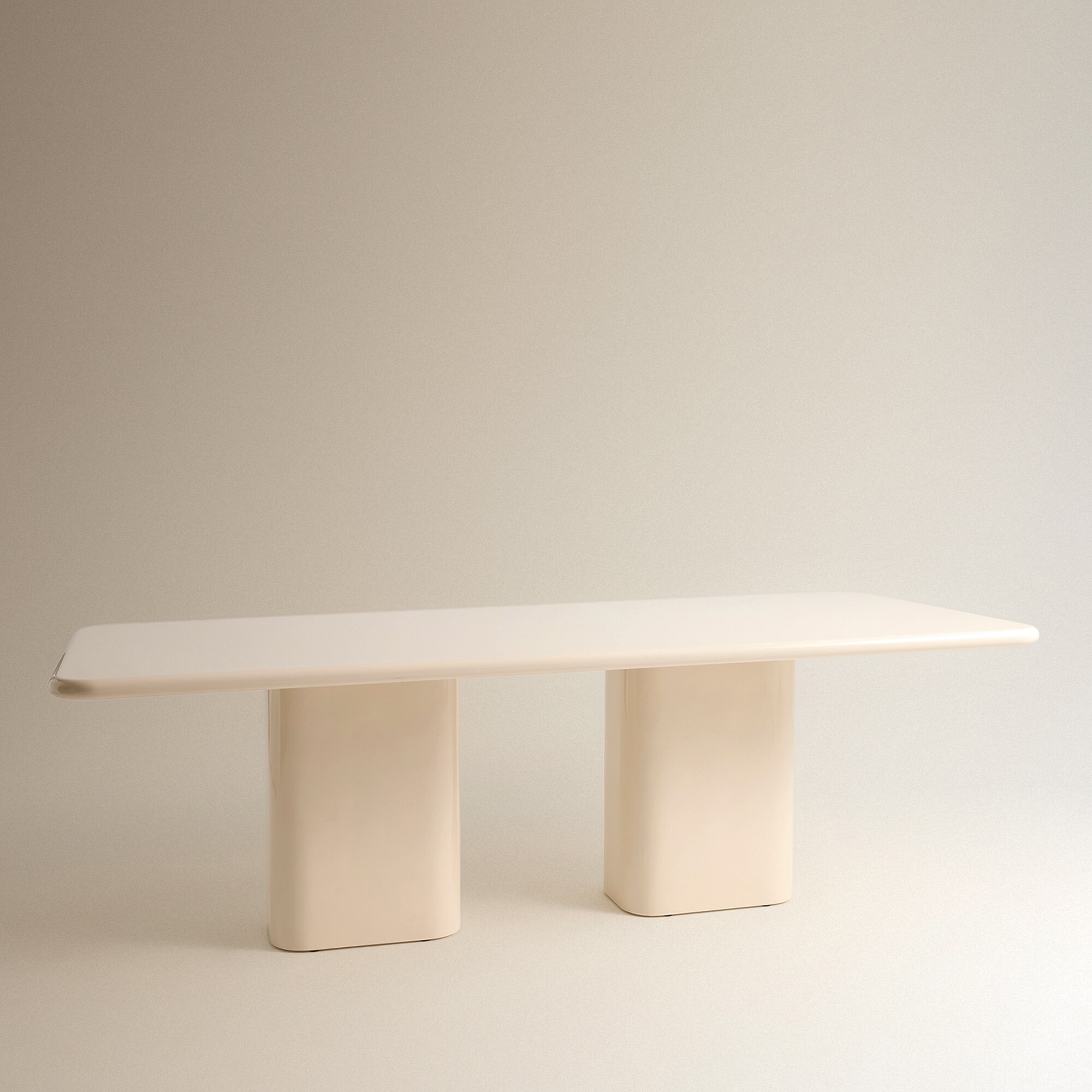 Mesa lacada Mara - Marfil Marfil-2