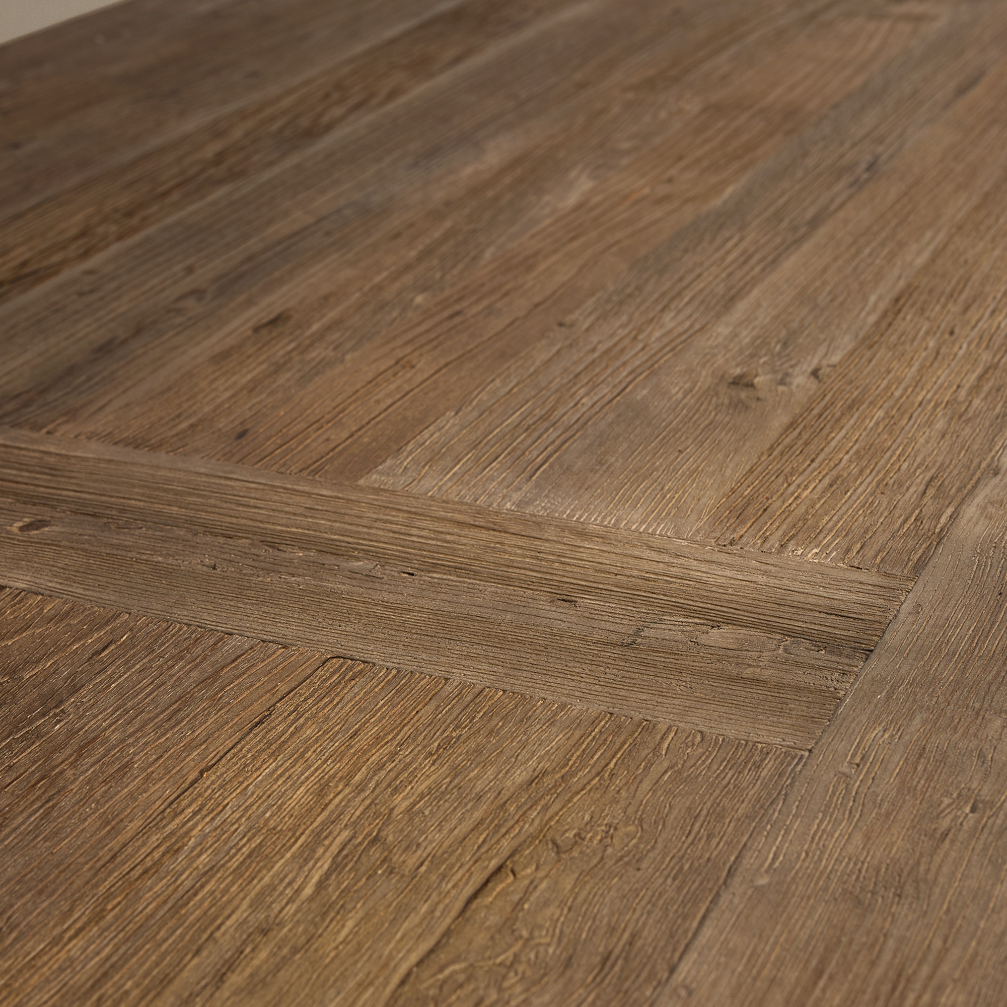 Mesa de Madeira de Olmo Reciclado Riviera Natural-5