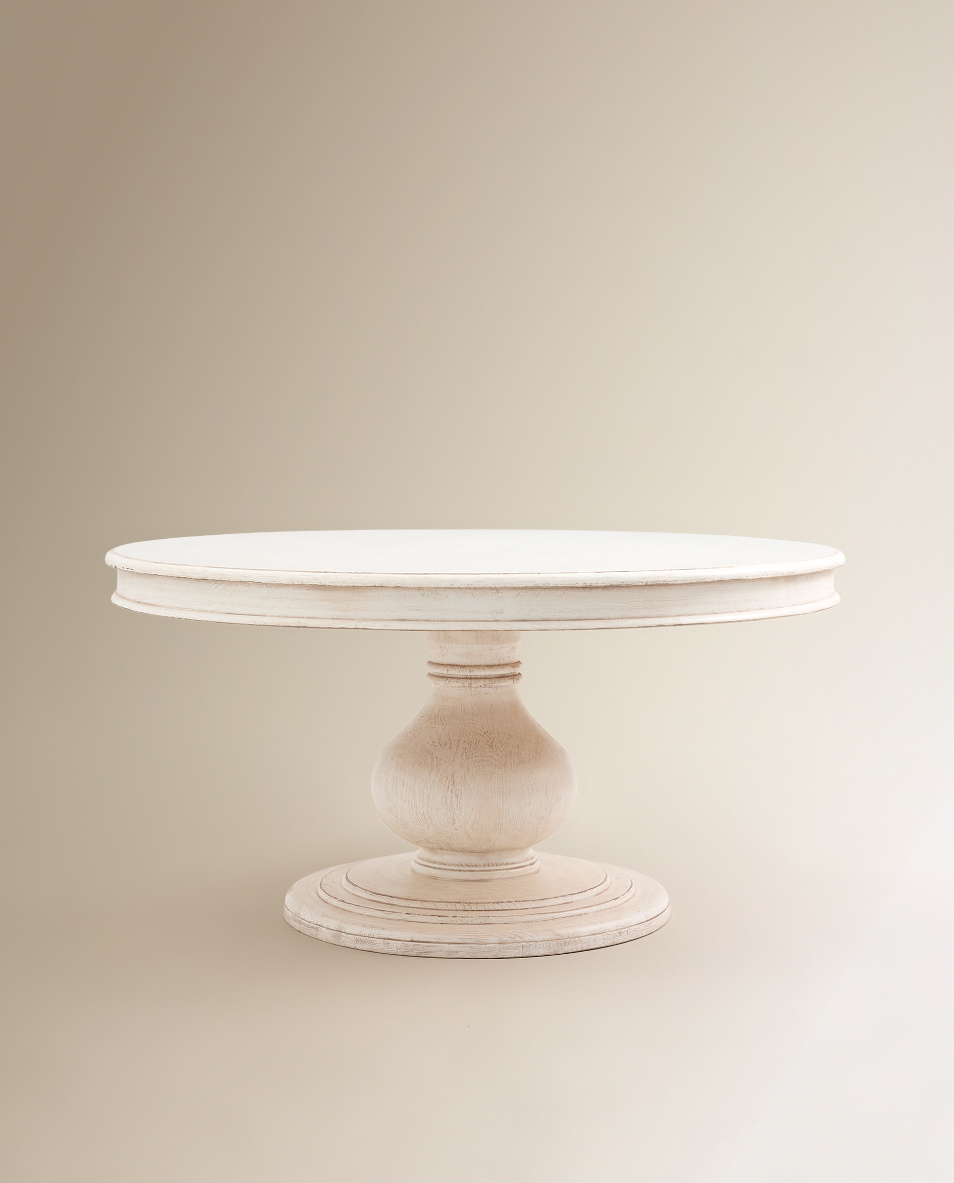 Mesa de Madeira de Pinho Lyon Branco-2