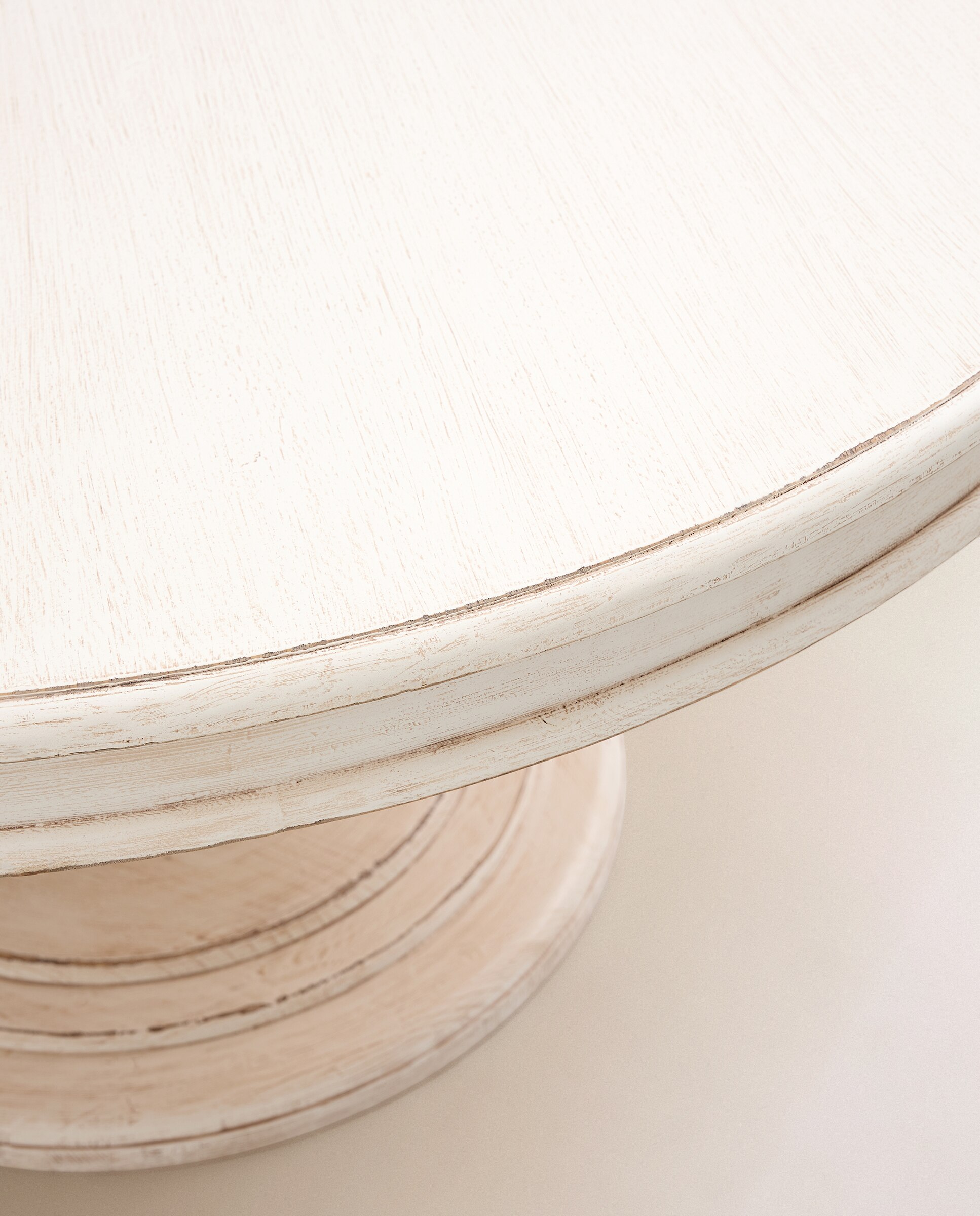 Mesa de Madeira de Pinho Lyon Branco-5