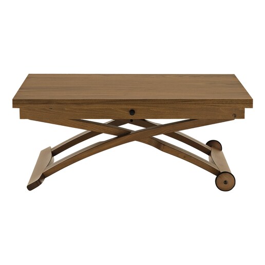 Mesa de centro extensible y regulable de madera Calligaris Mascotte