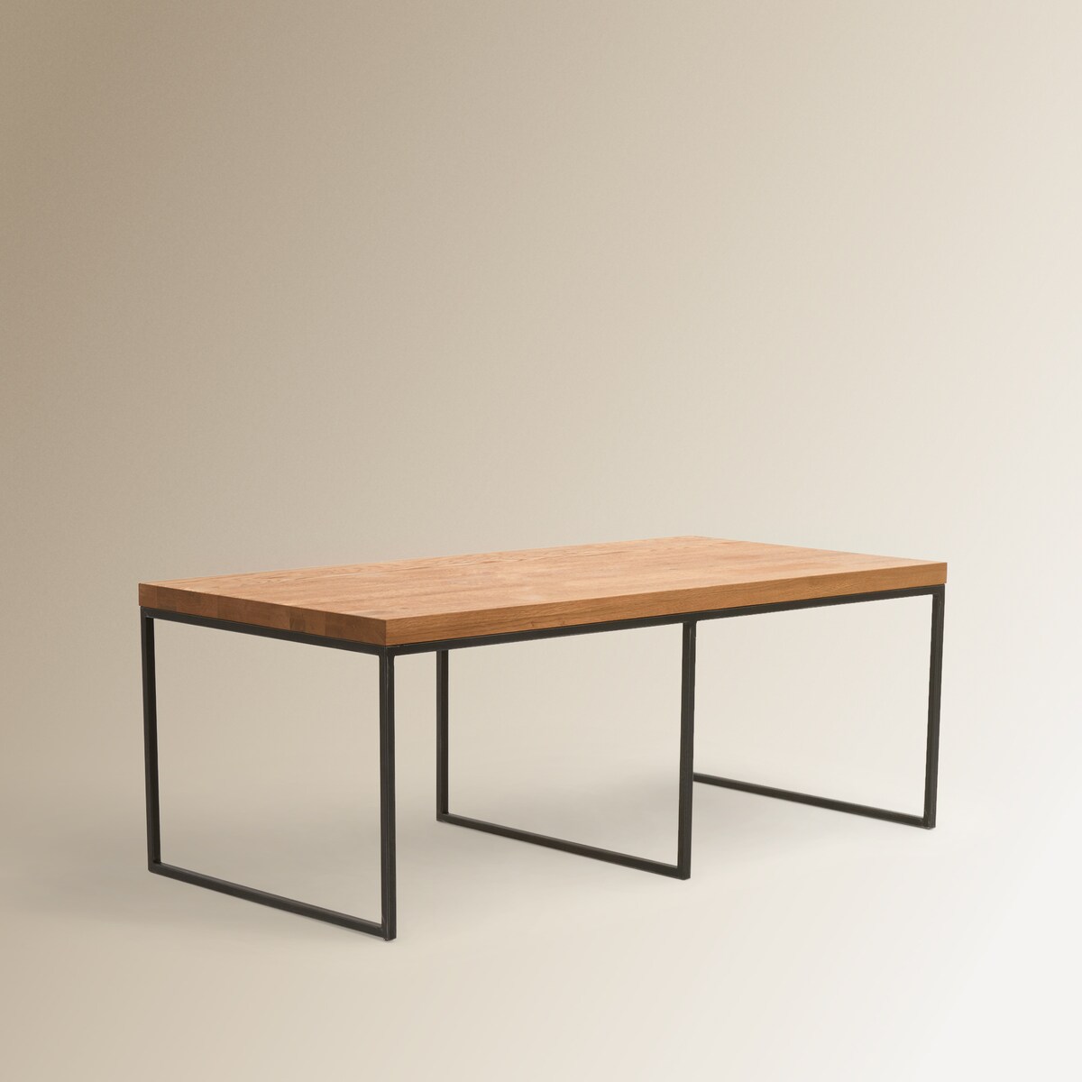 Conjunto de Mesa de Centro com 2 Auxiliares de Carvalho Calia Carvalho-5