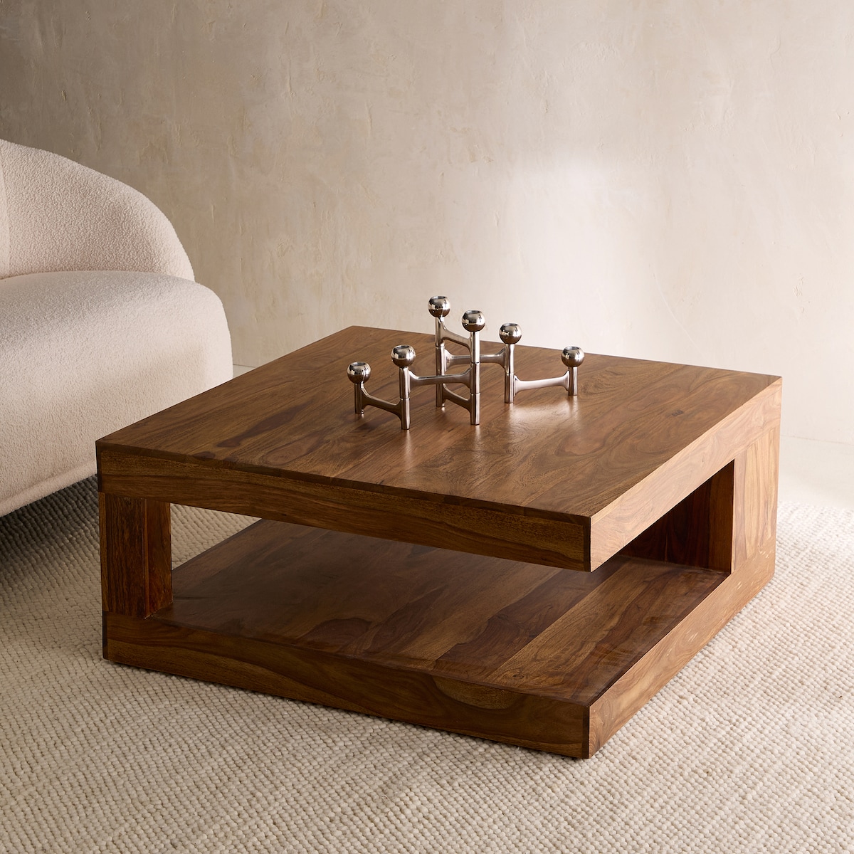 Mesa de Centro de Pau-Rosa Bombay Nogueira-1