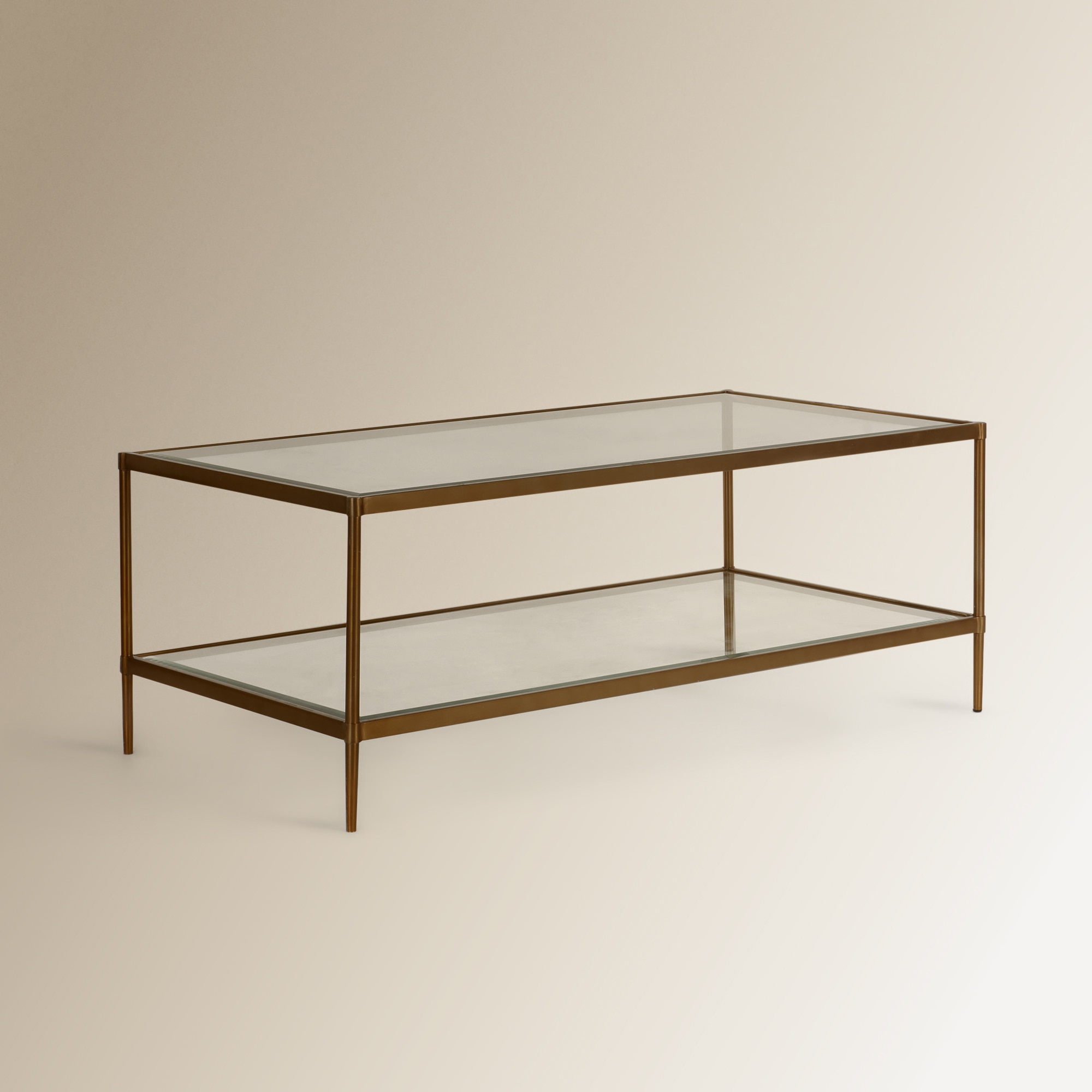 Imagem 0 de Mesa de centro de aço e vidro Marlon