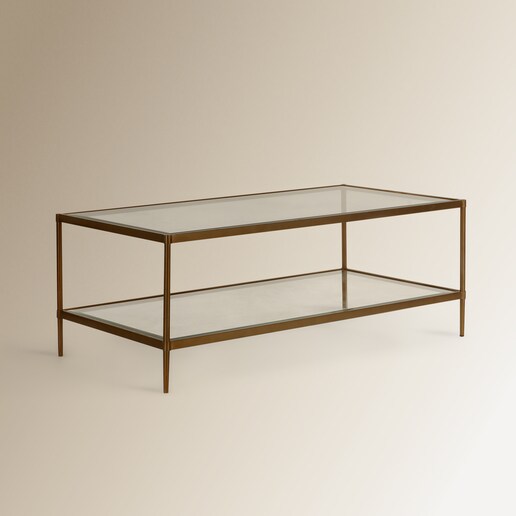 Mesa de centro de acero y cristal Marlon El Corte Inglés