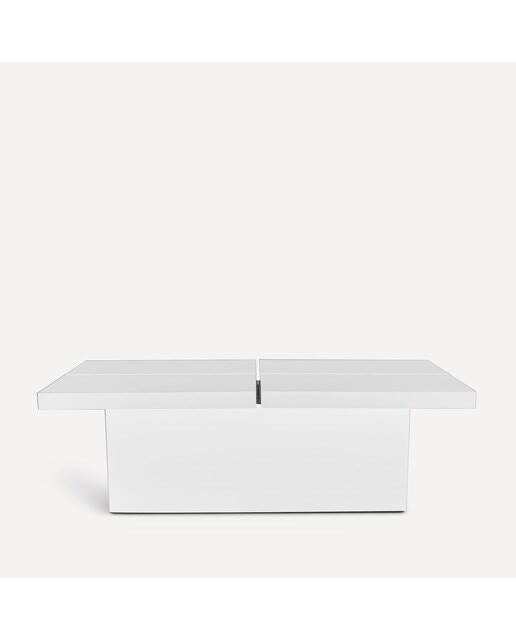 Mesa de centro rectangular en mate Lisboa Room - El Corte Inglés - Blanco mate 120 x 60 cm Blanco mate-2