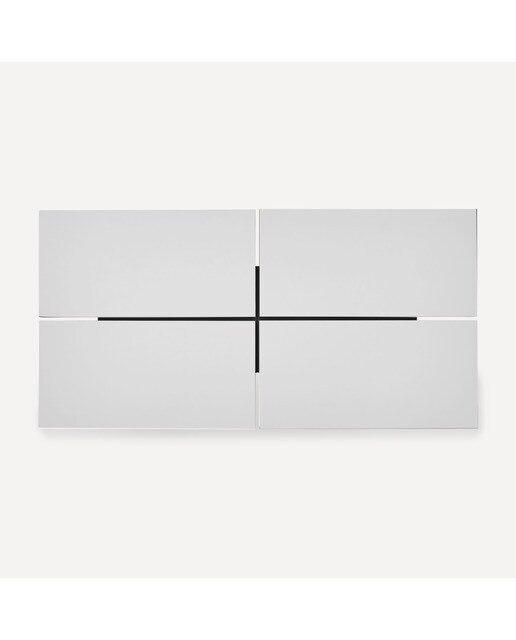 Mesa de centro rectangular en mate Lisboa Room - El Corte Inglés - Blanco mate 120 x 60 cm Blanco mate-3