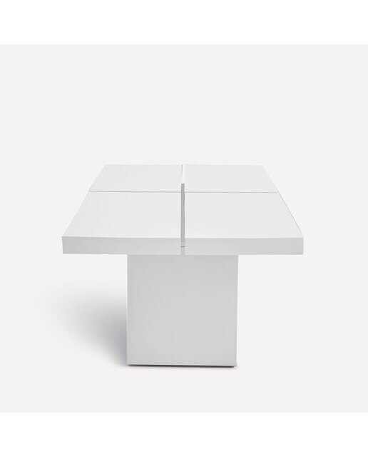 Mesa de centro rectangular en mate Lisboa Room - El Corte Inglés - Blanco mate 120 x 60 cm Blanco mate-4