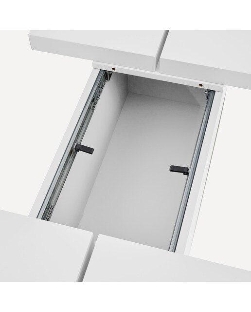 Mesa de centro rectangular en mate Lisboa Room - El Corte Inglés - Blanco mate 120 x 60 cm Blanco mate-5