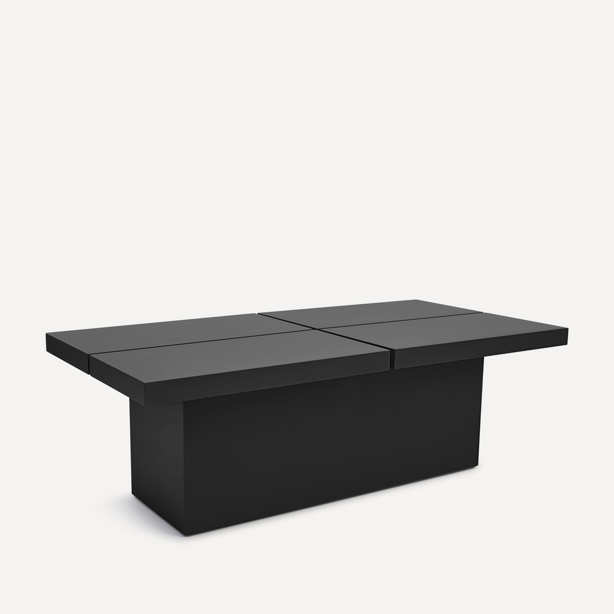 Mesa de centro rectangular en mate Lisboa Room - El Corte Inglés - Negro mate 120 x 60 cm Negro mate-1