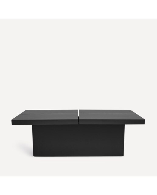 Mesa de centro rectangular en mate Lisboa Room - El Corte Inglés - Negro mate 120 x 60 cm Negro mate-2