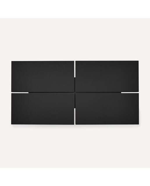 Mesa de centro rectangular en mate Lisboa Room - El Corte Inglés - Negro mate 120 x 60 cm Negro mate-3