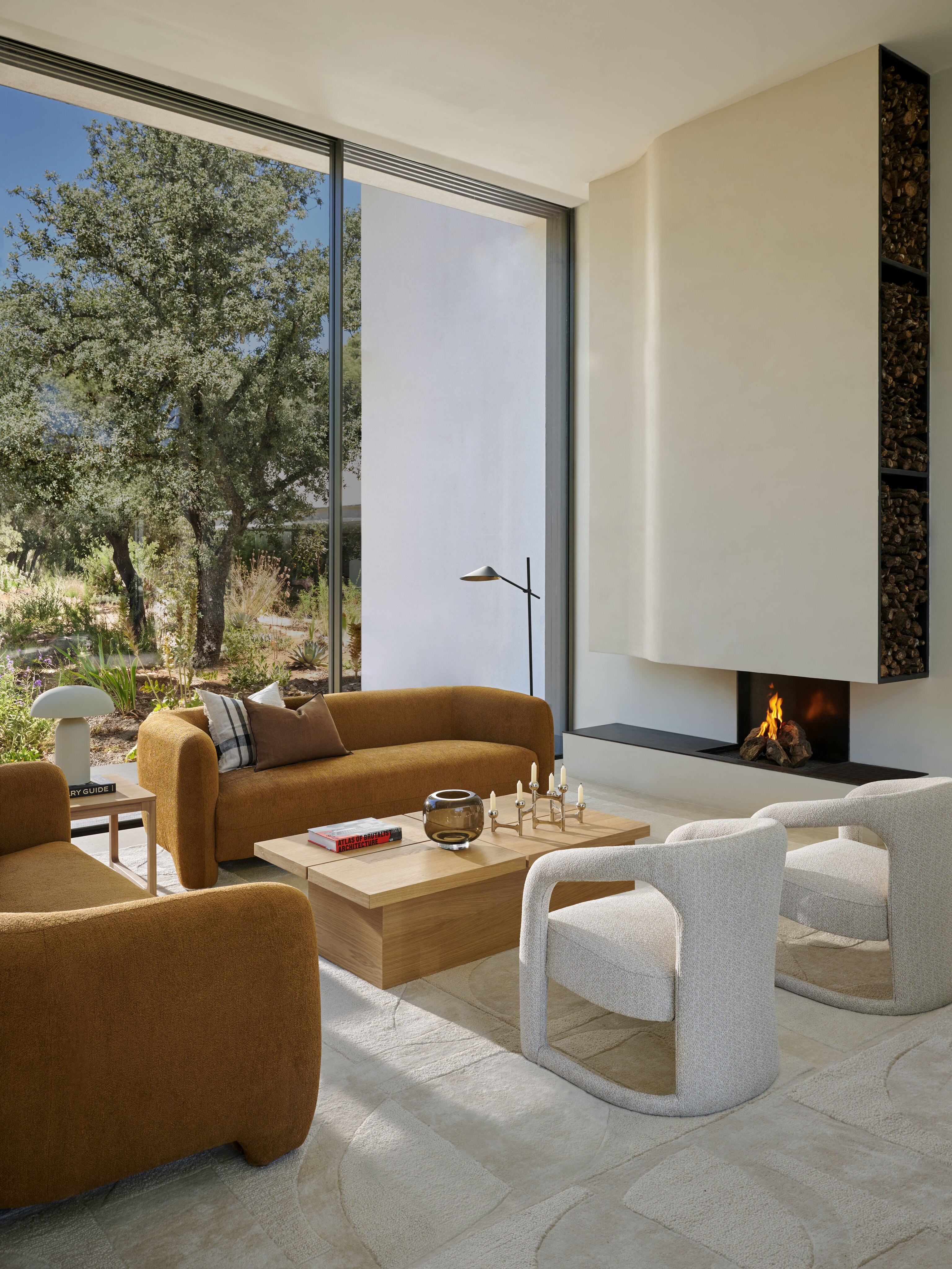 Mesa de centro rectangular de roble Lisboa Room - El Corte Inglés - Roble 120 x 60 cm Roble-9