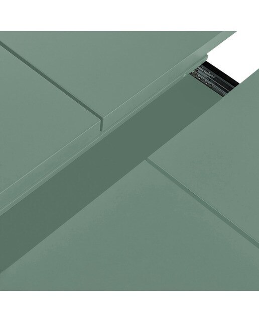 Mesa de centro cuadrada en mate Lisboa Room - El Corte Inglés - Verde mate 100 x 100 cm Verde mate-4