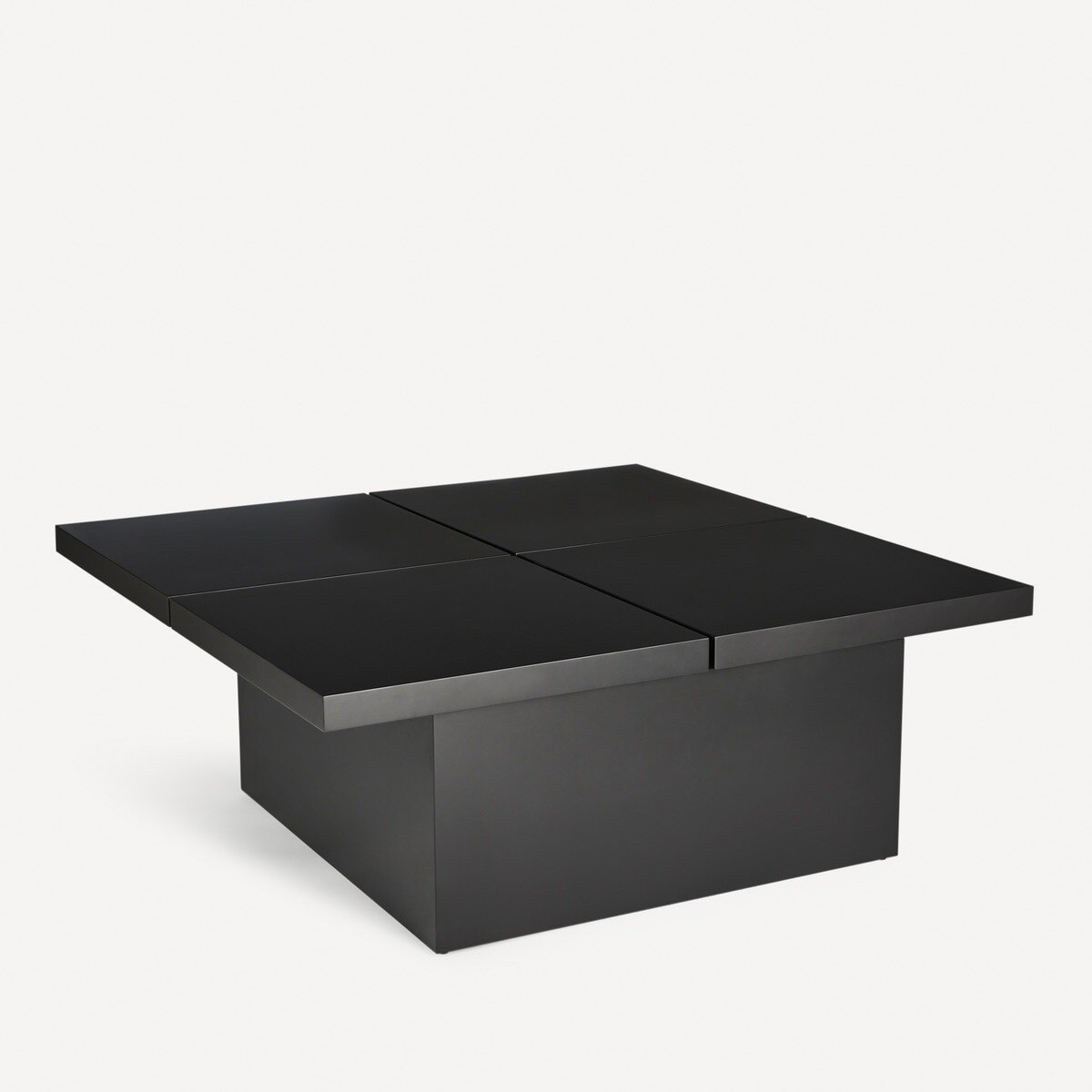 Mesa de centro cuadrada en mate Lisboa Room - El Corte Inglés - Negro mate 100 x 100 cm Negro mate-1