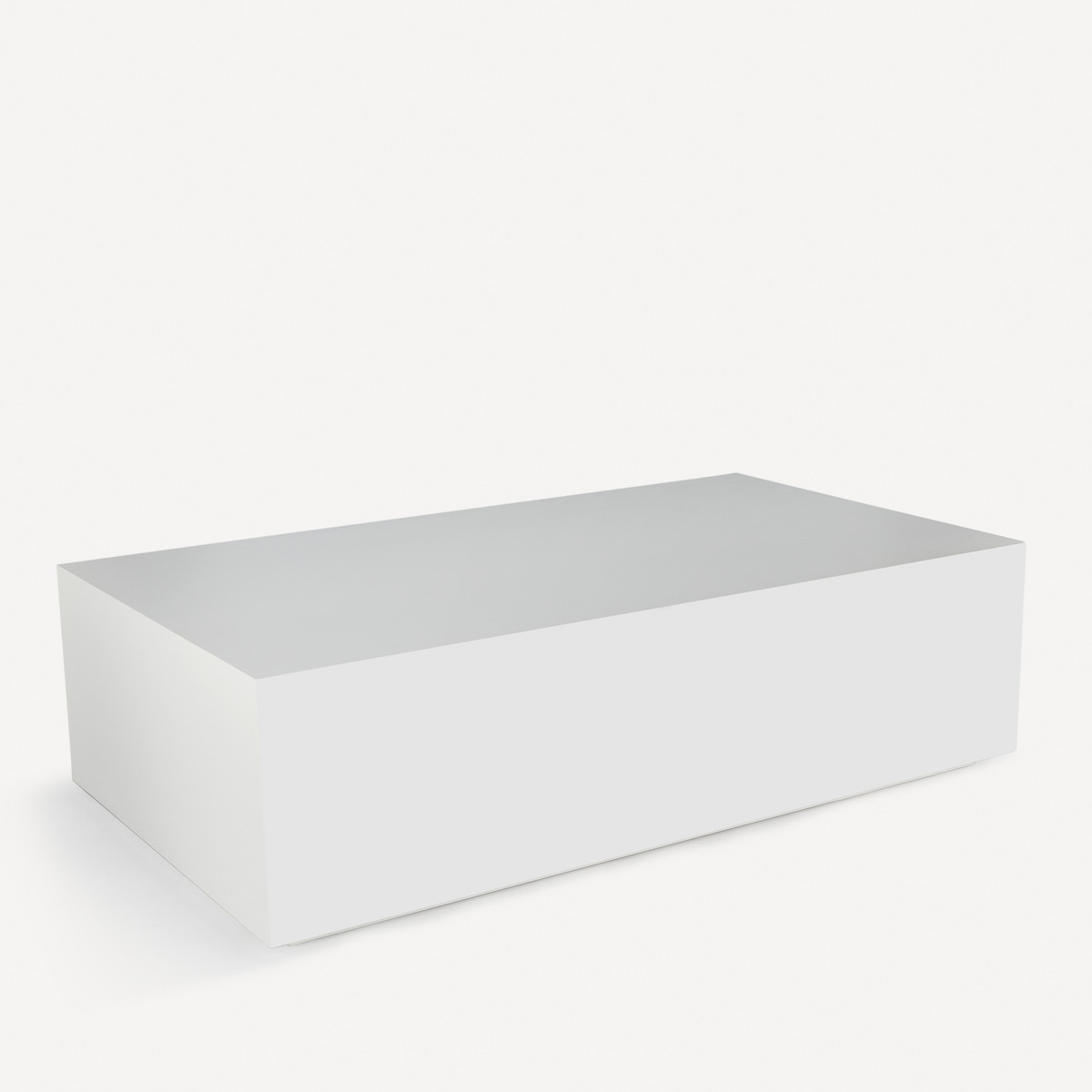 Mesa de centro rectangular en mate Ovar El Corte Inglés - Blanco mate 120 x 60 cm Blanco mate-1