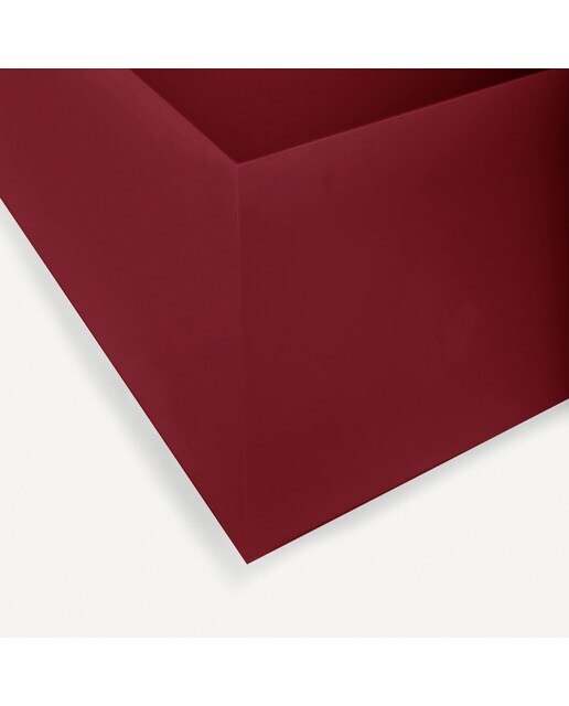 Mesa de centro rectangular en mate Ovar El Corte Inglés - Burdeos 120 x 60 cm Burdeos-5
