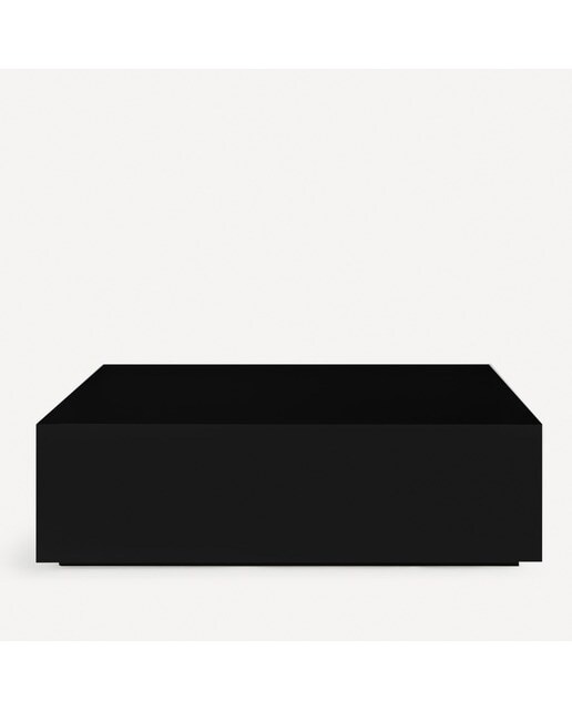 Mesa de centro rectangular en mate Ovar El Corte Inglés - Negro 120 x 60 cm Negro-2
