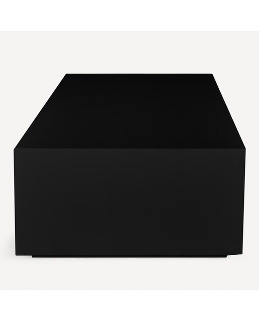 Mesa de centro rectangular en mate Ovar El Corte Inglés - Negro 120 x 60 cm Negro-3