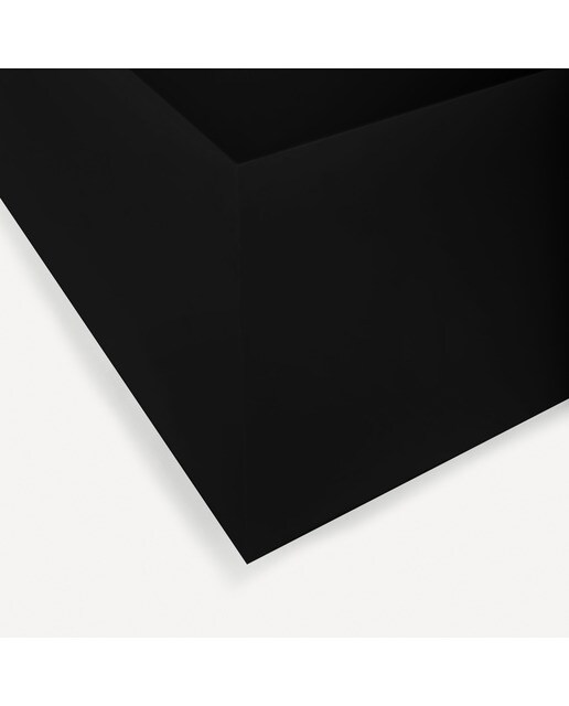 Mesa de centro rectangular en mate Ovar El Corte Inglés - Negro 120 x 60 cm Negro-5
