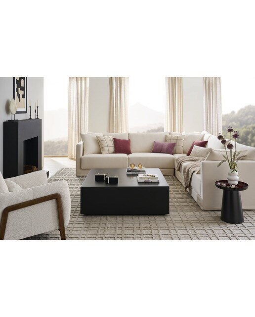 Mesa de centro rectangular en mate Ovar El Corte Inglés - Negro 120 x 60 cm Negro-6