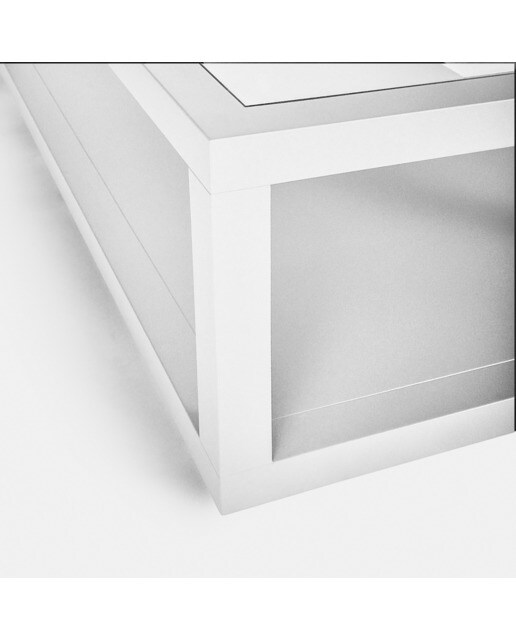 Mesa de centro rectangular Sintra I El Corte Inglés - Blanco 120 x 60 cm Blanco-5