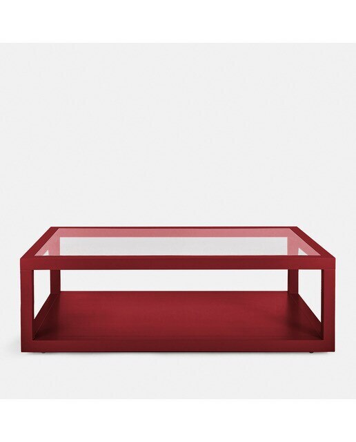 Mesa de centro rectangular Sintra I El Corte Inglés - Burdeos 120 x 60 cm Burdeos-2