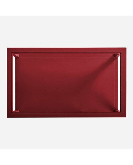 Mesa de centro rectangular Sintra I El Corte Inglés - Burdeos 120 x 60 cm Burdeos-4