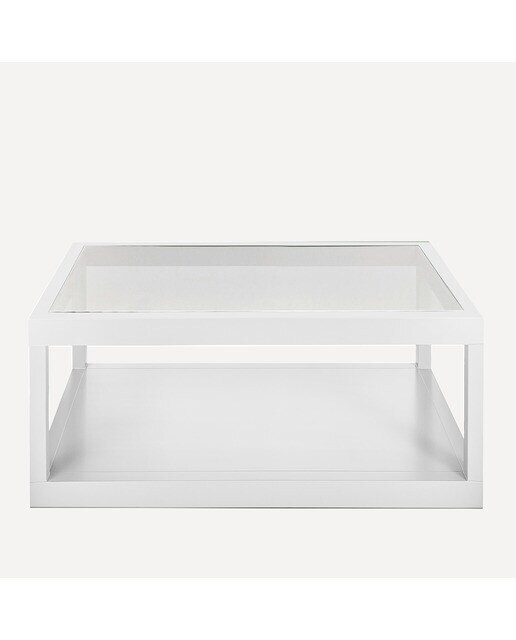 Mesa de centro cuadrada Sintra I El Corte Inglés - Blanco 80 x 80 cm Blanco-2