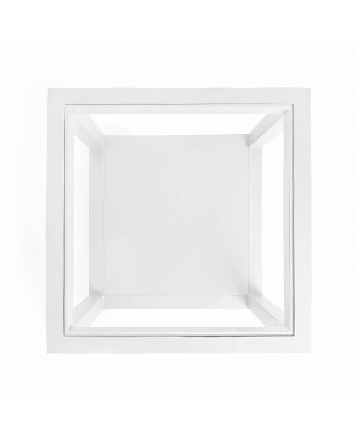 Mesa de centro cuadrada Sintra I El Corte Inglés - Blanco 80 x 80 cm Blanco-3