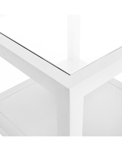 Mesa de centro cuadrada Sintra I El Corte Inglés - Blanco 80 x 80 cm Blanco-4