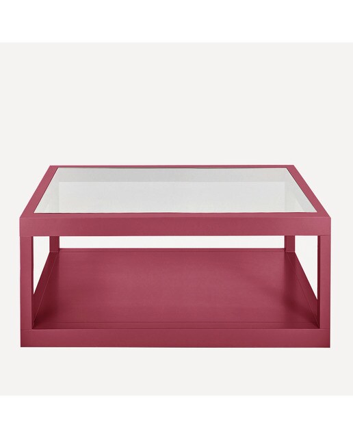 Mesa de centro cuadrada Sintra I El Corte Inglés - Burdeos 80 x 80 cm Burdeos-2