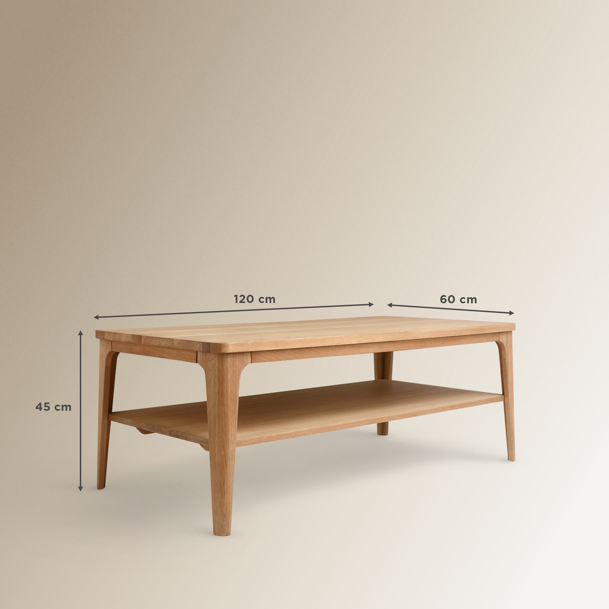 Mesa de Centro de Carvalho Babylon Natural-9