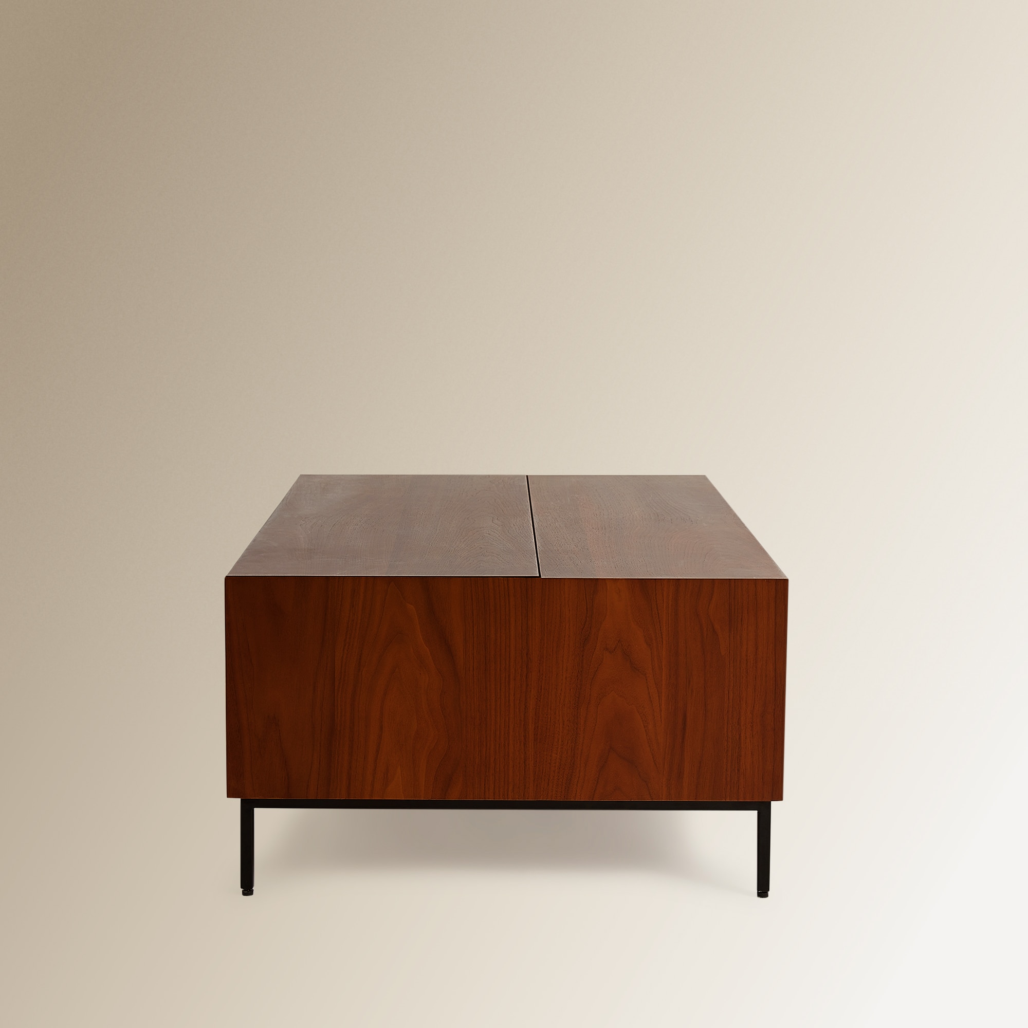 Mesa de Centro de Nogueira com Tampa Elevável Murray Natural-4