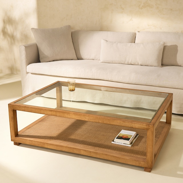 Imagen 0 de Mesa de centro de madera de pino reciclado Manado El Corte Inglés