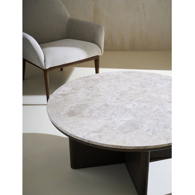 Imagen 0 de Mesa de centro de madera de roble y mármol Liam Room - El Corte Inglés