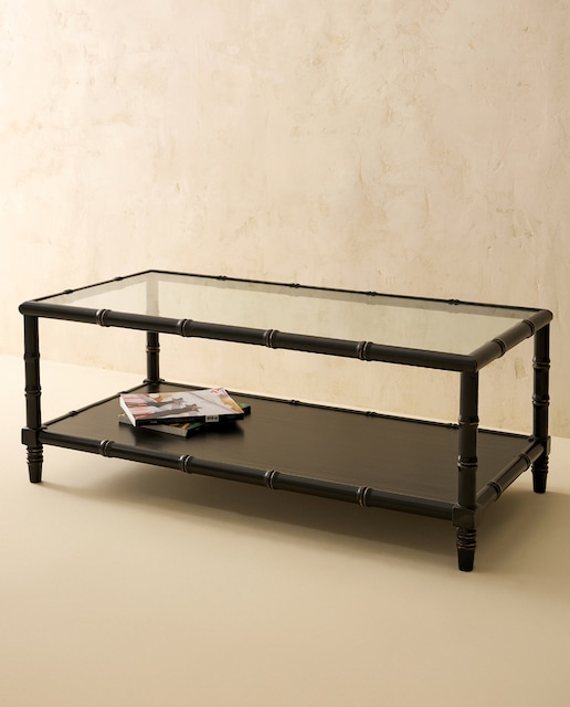 Imagem 0 de Mesa de Centro de Madeira de Pinho Reciclado Bamboo