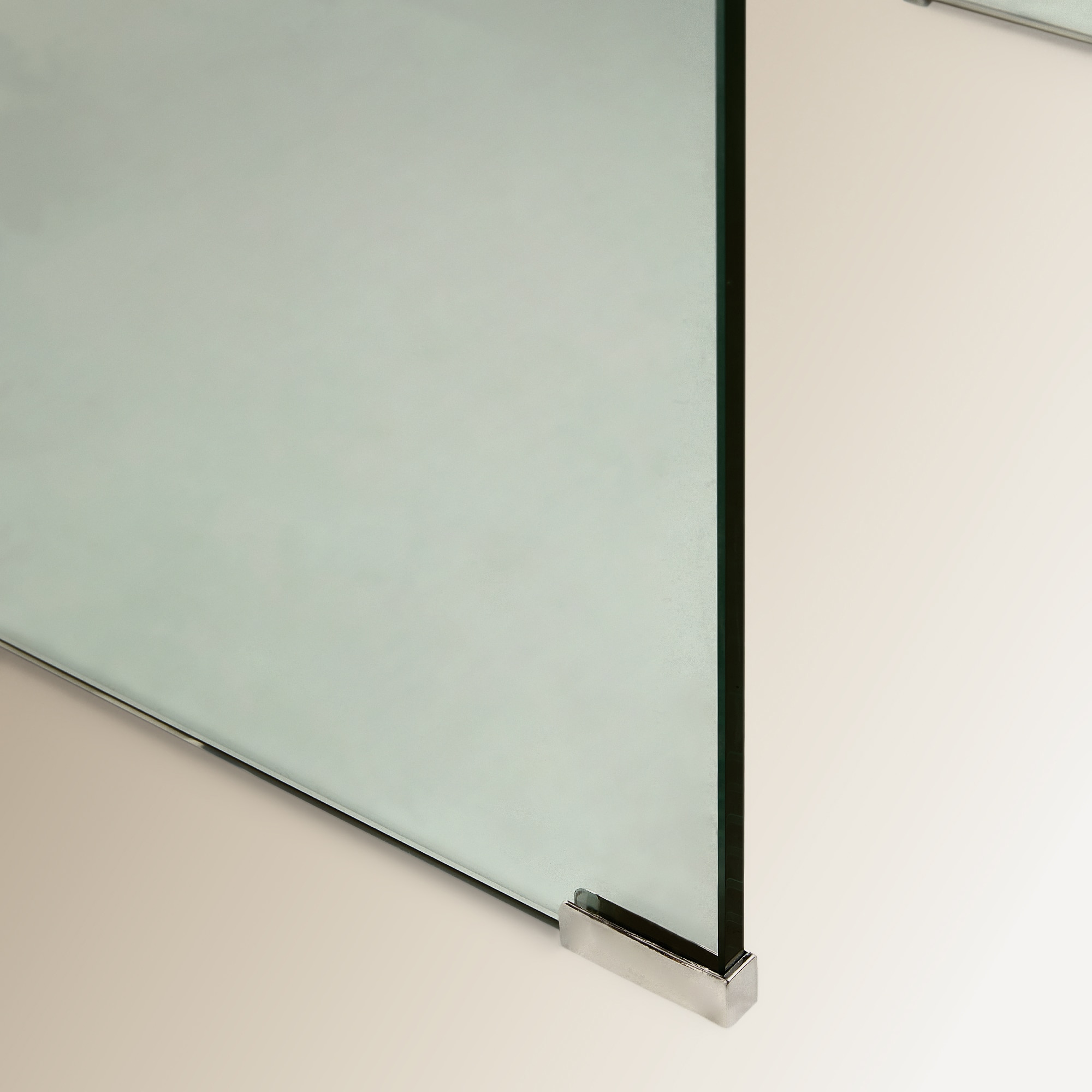 Mesa Auxiliar de Vidro Shiny Transparente-5