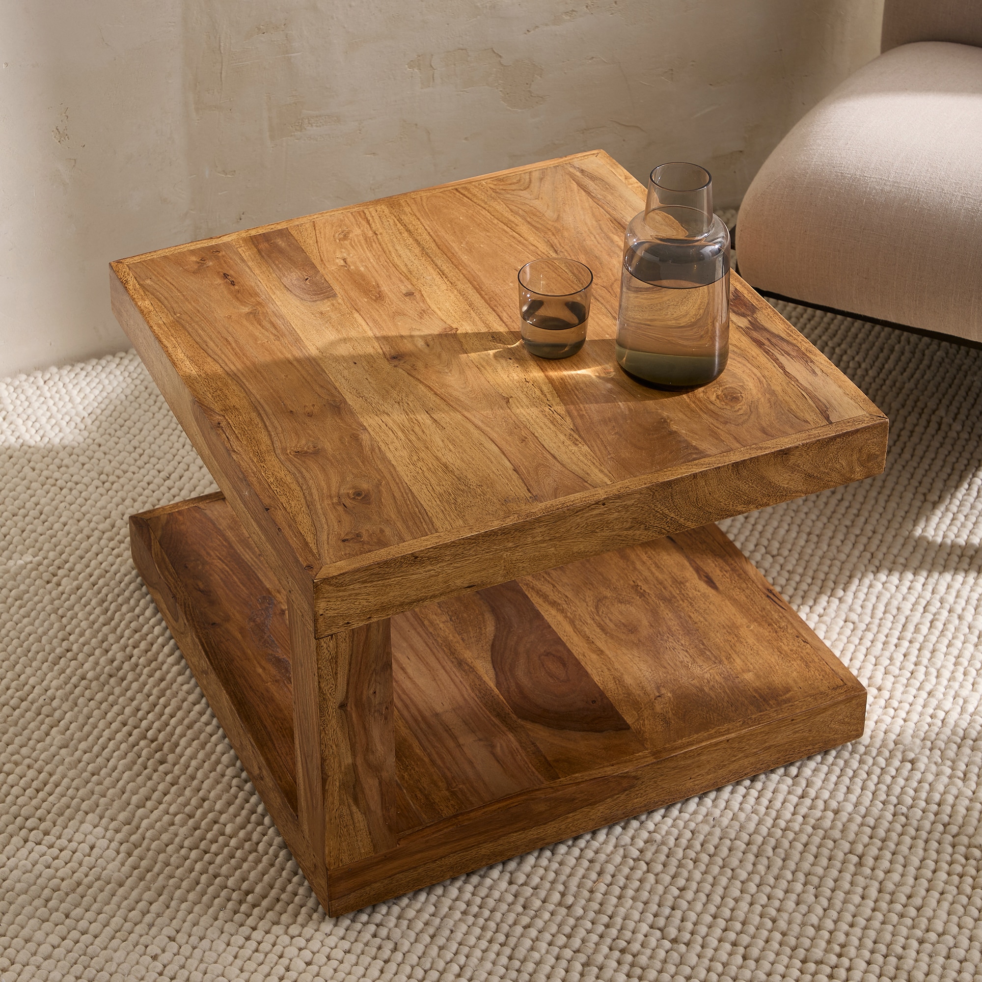 Imagem 0 de Mesa Auxiliar de Pau-Rosa Bombay