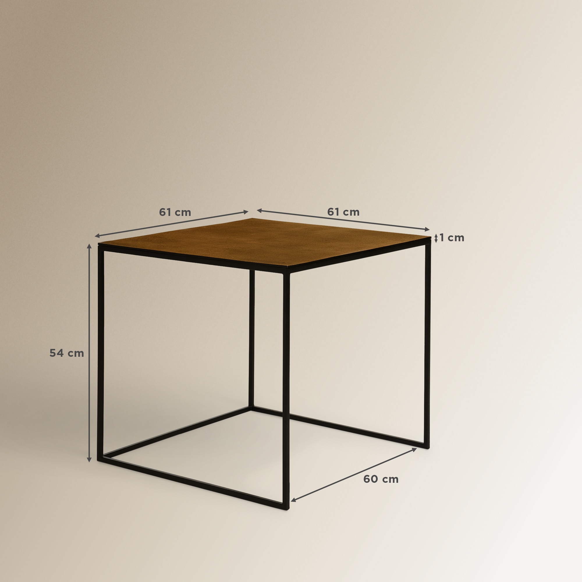 Mesa Auxiliar Encaixe Moet Ouro-9