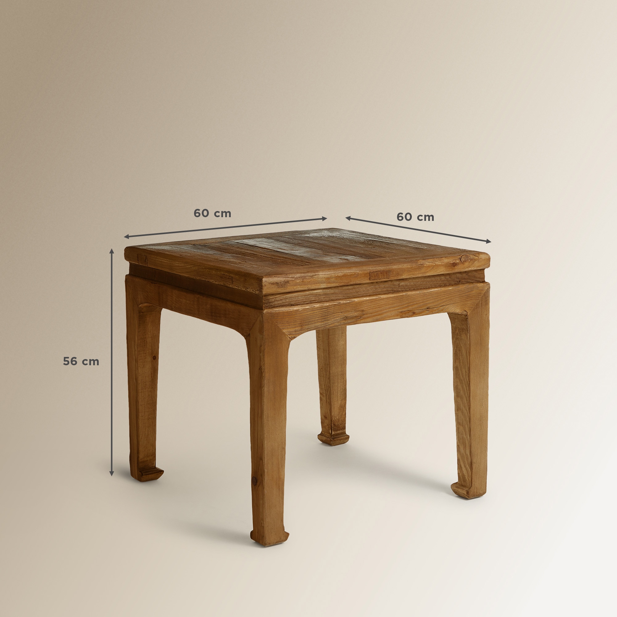 Mesa Auxiliar de Olmo Reciclado Opium Olmo-7
