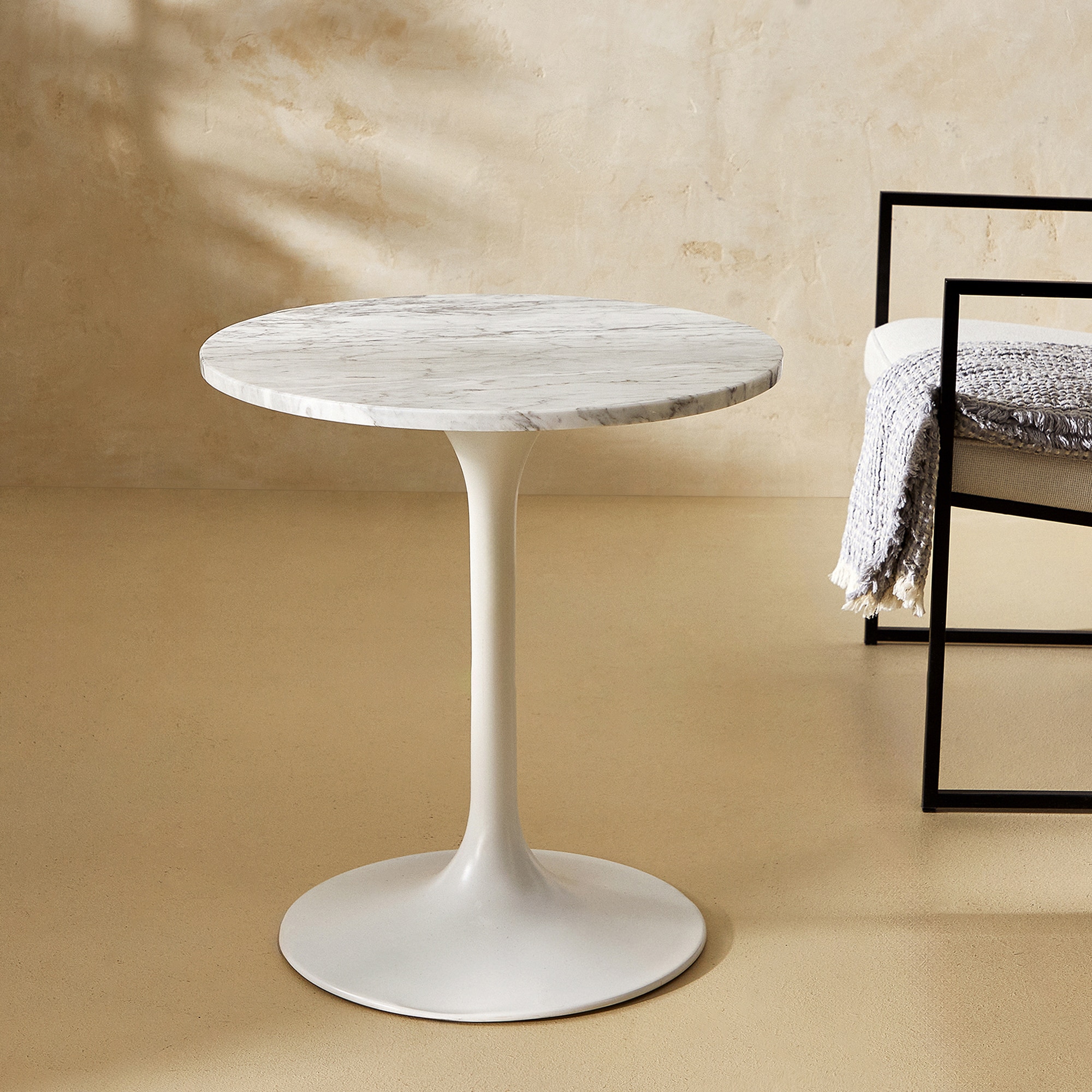 Imagem 0 de Mesa auxiliar de mármore Icon